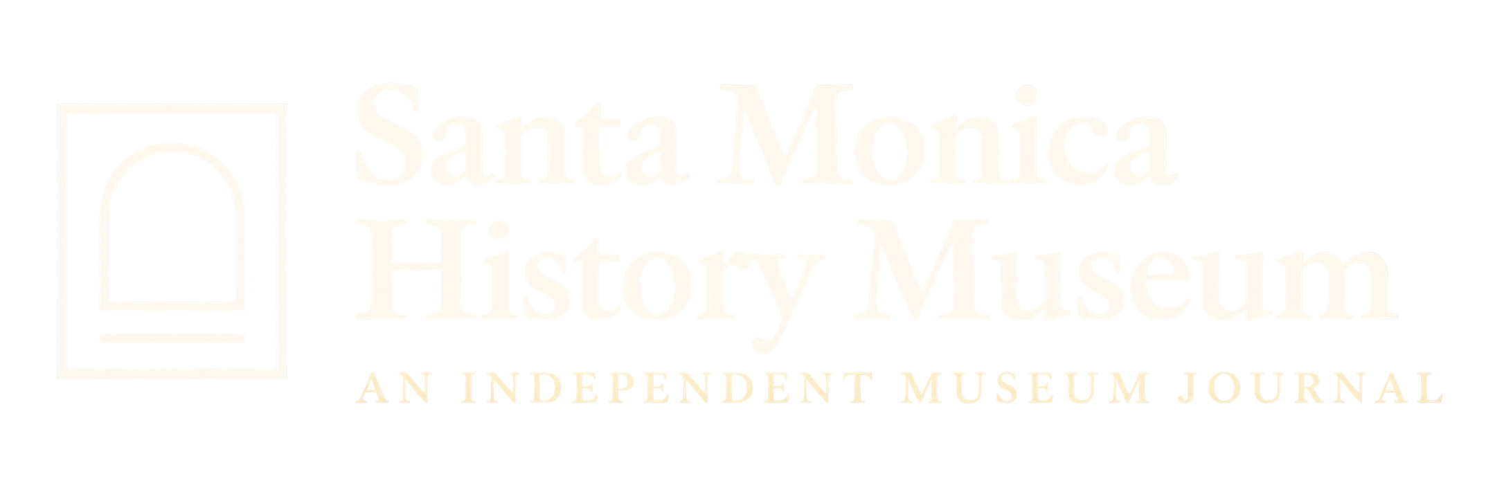 Santa Monica History Museum Logo Dark BG